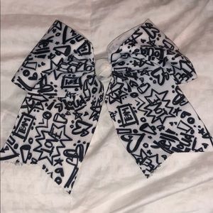 Cheerleading themed bow